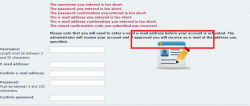 This is how mine looks when I click submit.